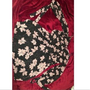 Black and Purple Romper